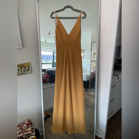 Jenny yoo collection dress style Jude marigold color in size 4 worn once - Picture 4 of 5